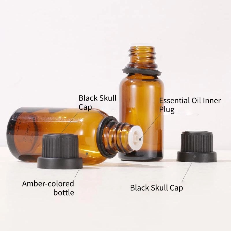 tamper-evident cap dropper essential oil bottle8