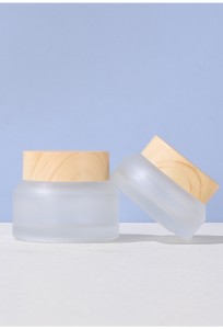 woodgrain glass jar 06