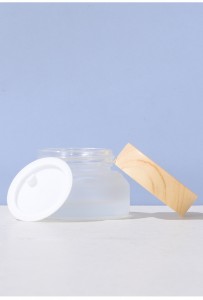woodgrain glass jar 07