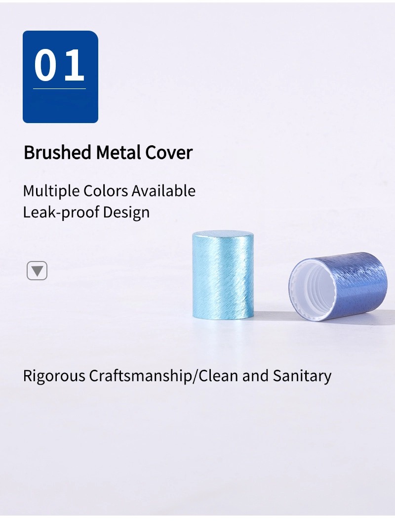 10ml Brushed Cap Matte Roller Bottle-6