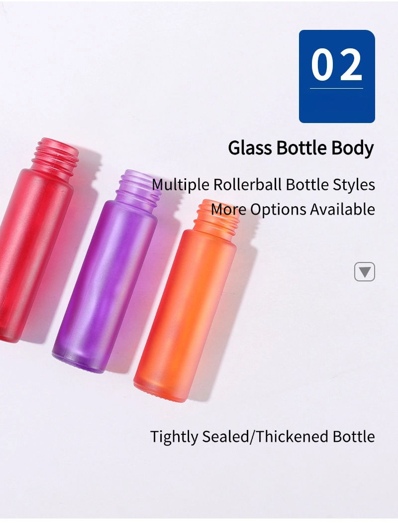 10ml Brushed Cap Matte Roller Bottle-7