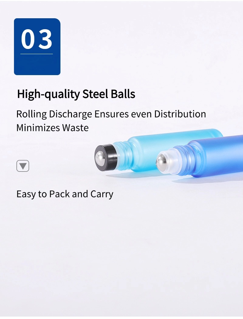 10ml Brushed Cap Matte Roller Bottle-8