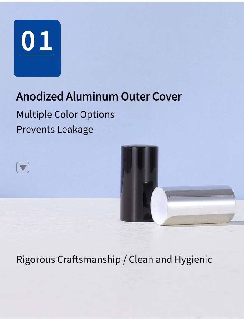 10ml Square Slim Glass Rollerball Bottle6