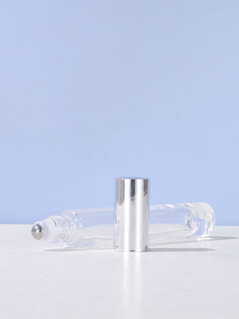 10ml Square Slim Glass Rollerball Bottles5