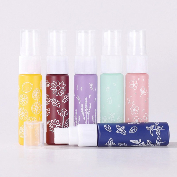 10ml macaron-colored printed glass spray bottles3