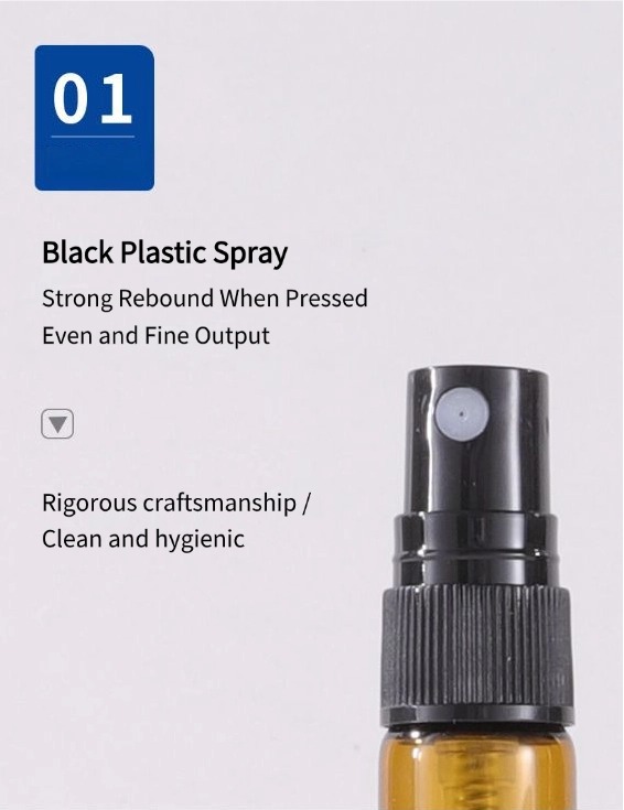 2ml3ml5ml10ml Amber Glass Spray Bottle5