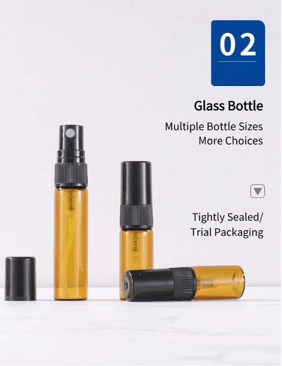 2ml3ml5ml10ml Amber Glass Spray Bottle6