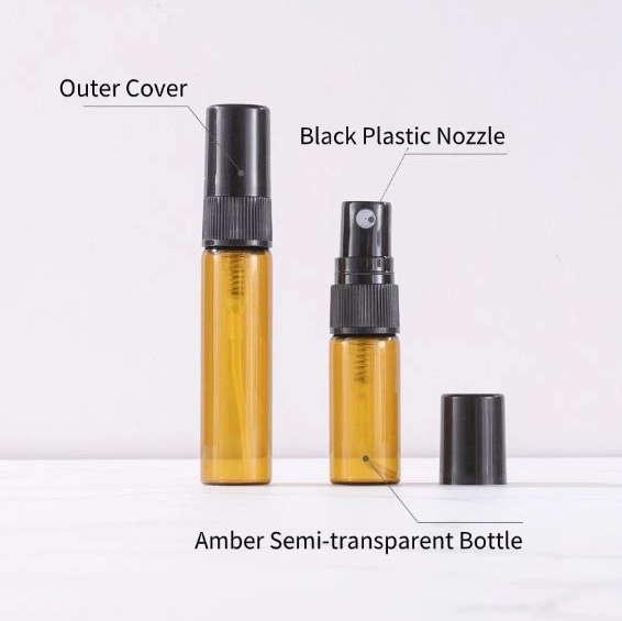 2ml3ml5ml10ml Amber Glass Spray Bottles2