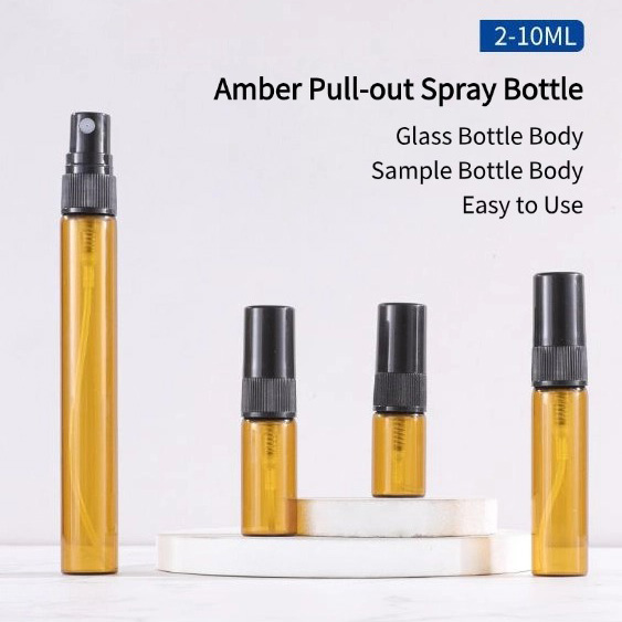 2ml3ml5ml10ml Amber Glass Spray Bottles3