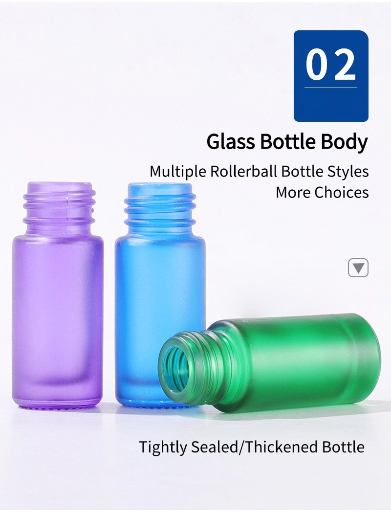 5ml frosted roll-on bottle6
