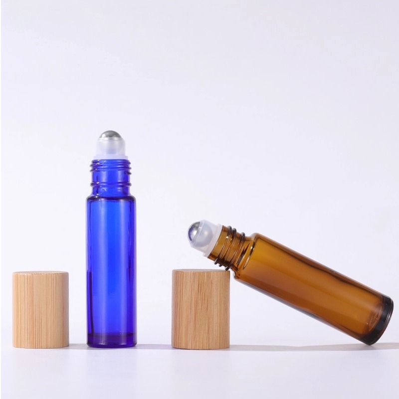 Bamboo Wood Cap Rollerball Bottle3
