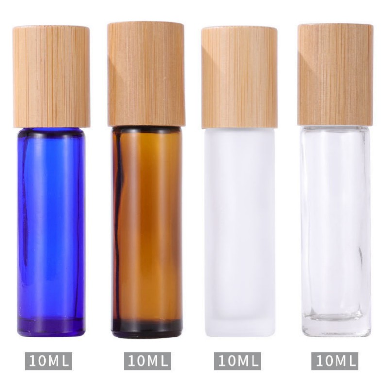 Bamboo Wood Cap Rollerball Bottles2