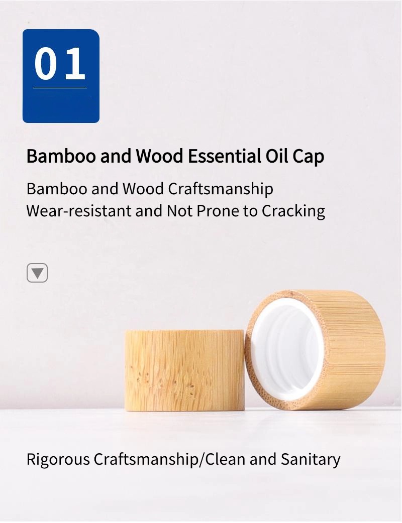 Bamboo-capped Brown Glass Bottle7