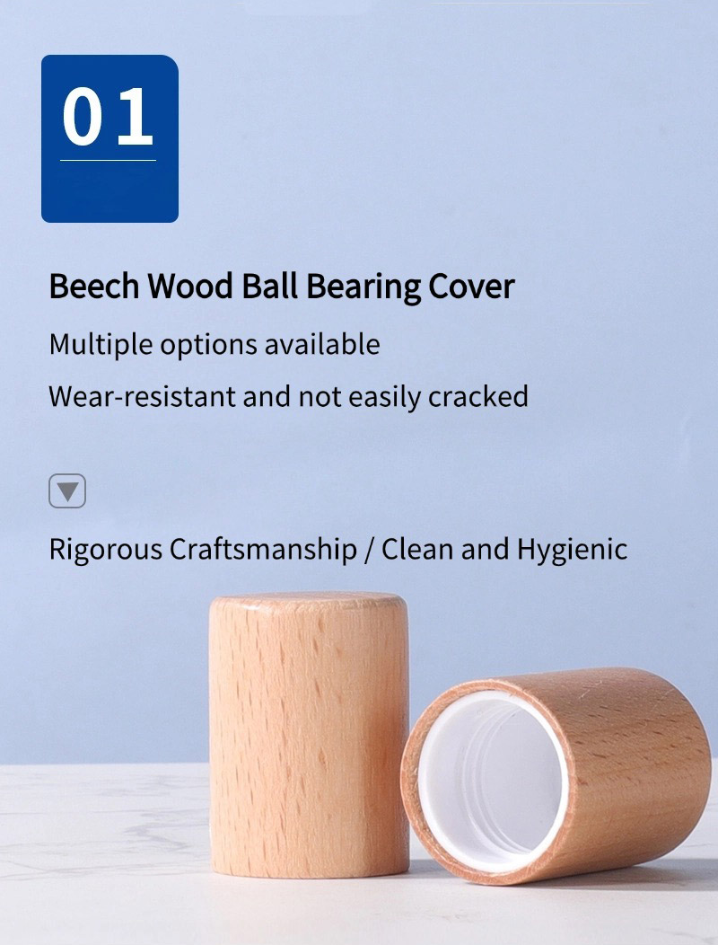 Beechwood Cap Glass Roller Dispenser6