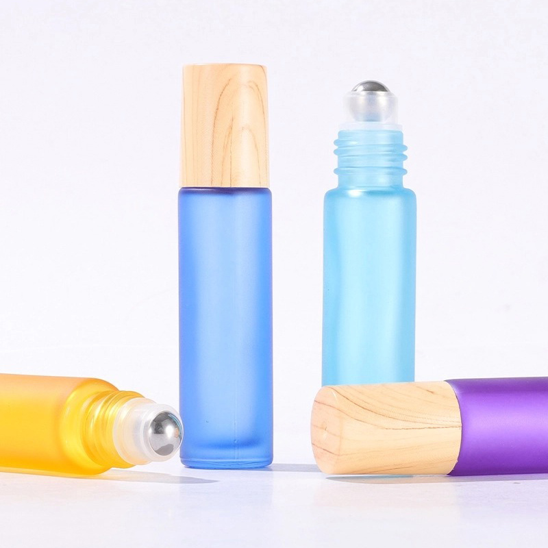 Colored Frosted Rollerball Bottle12