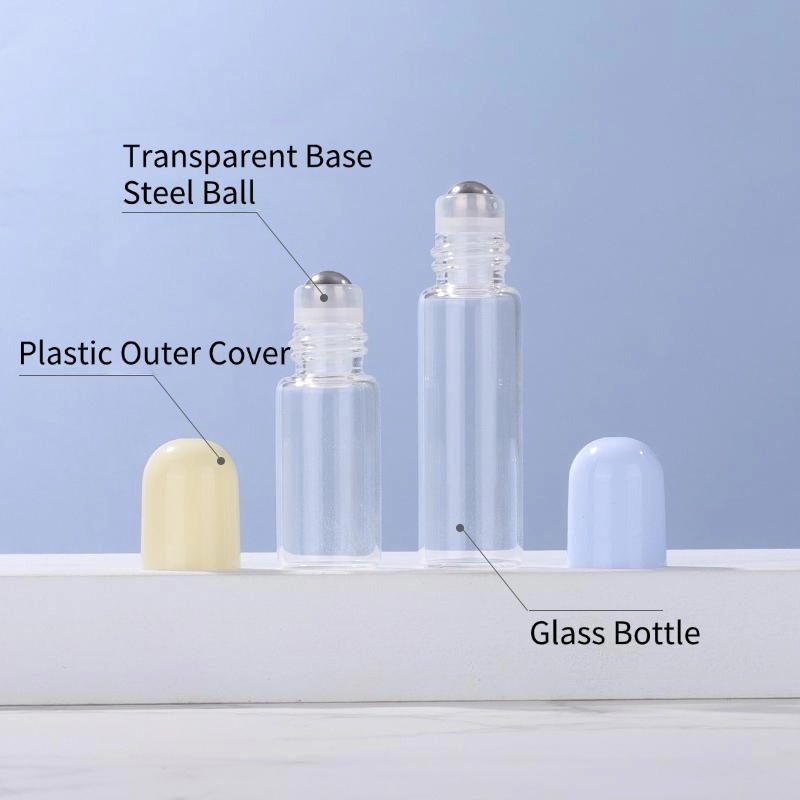 Colored Round Cap Rollerball Bottles3