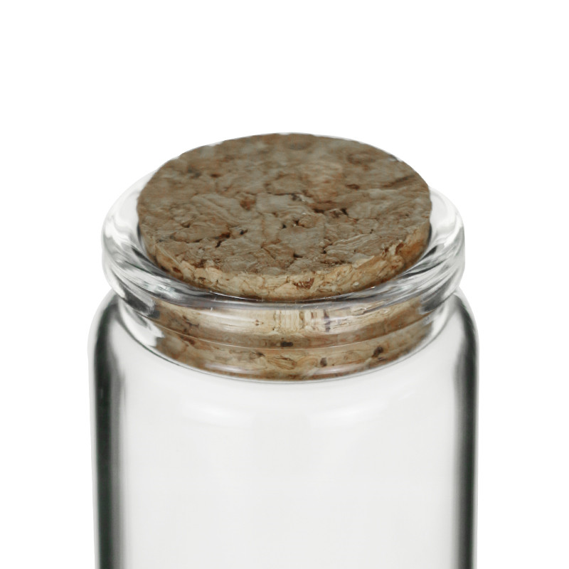 Glass Straight Jars with lids02