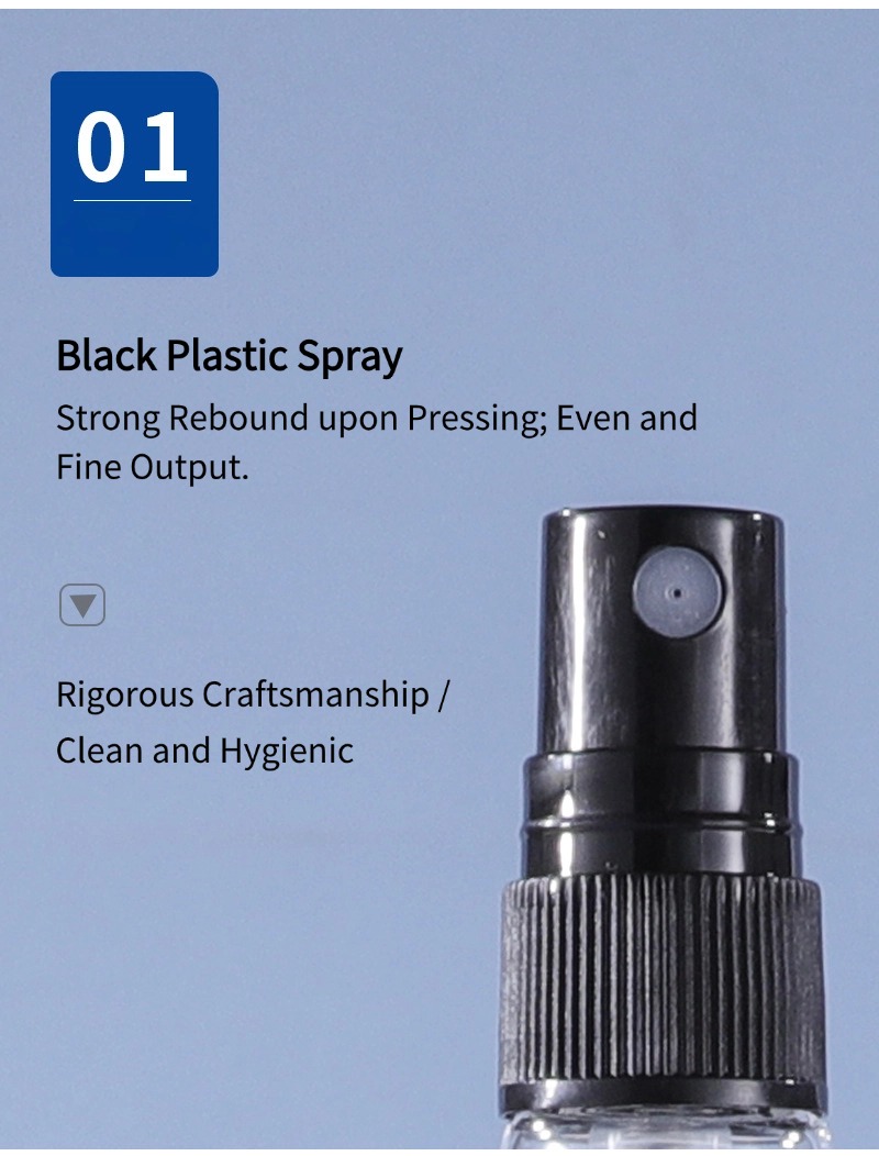 Graduated Clear Glass Spray Bottle6