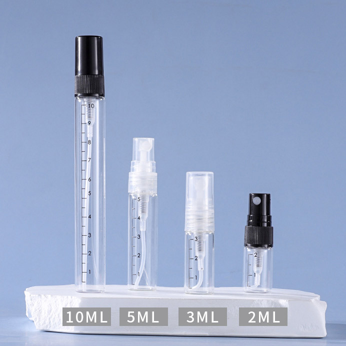 Graduated Clear Glass Spray Bottles1