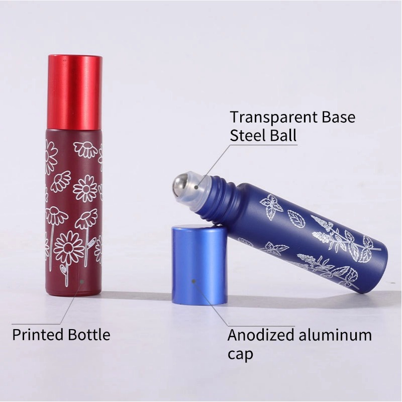 Printed Frosted Glass Rollerball Bottles1