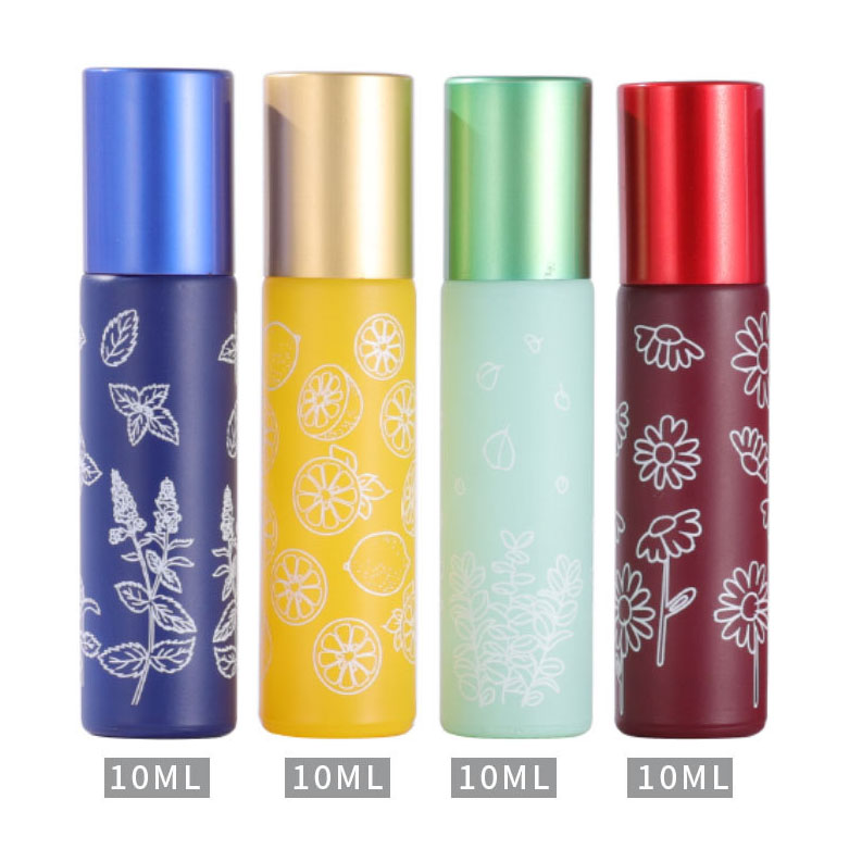 Printed Frosted Glass Rollerball Bottles2