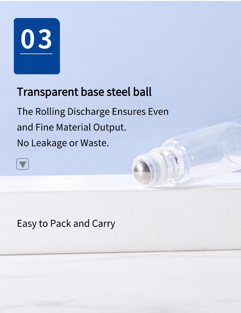 Wooden Cap Transparent Rollerball Bottle8