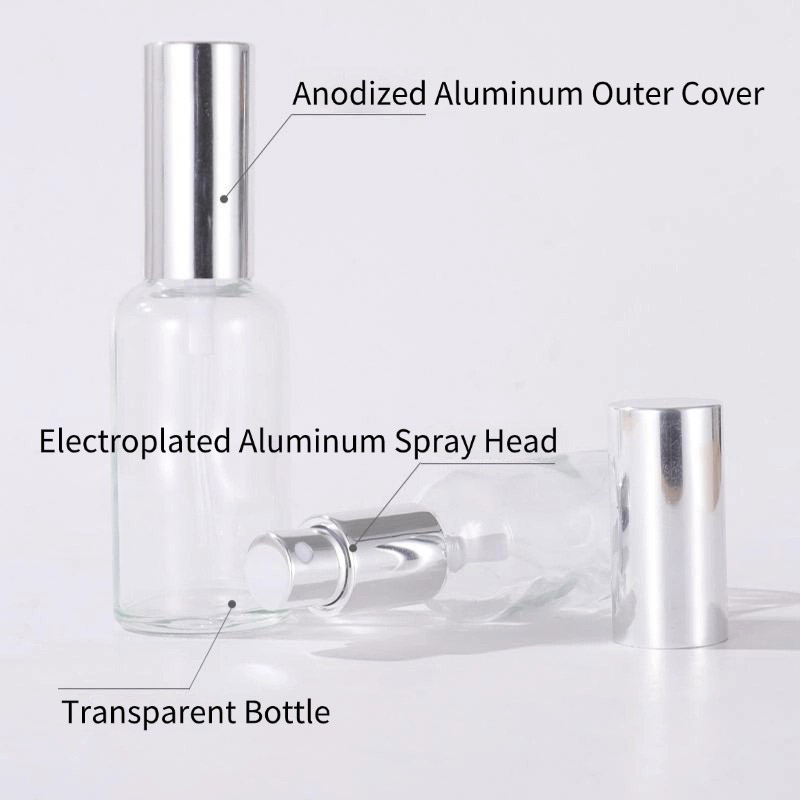aluminum nozzle glass spray bottle8