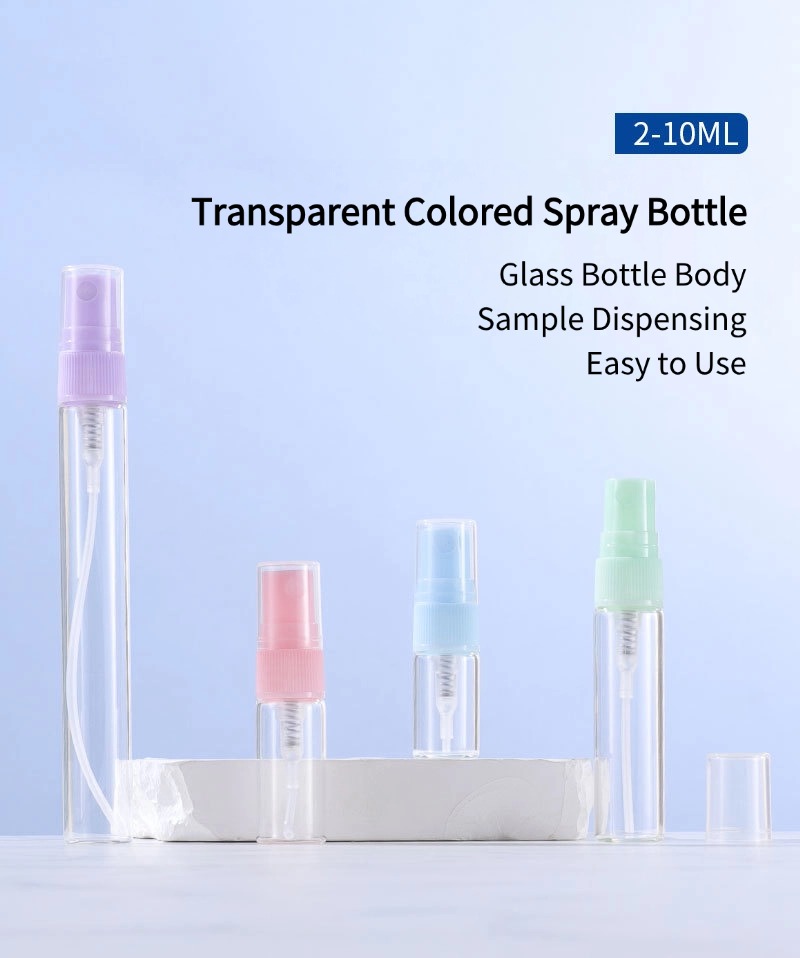 colored clear glass spray bottle8