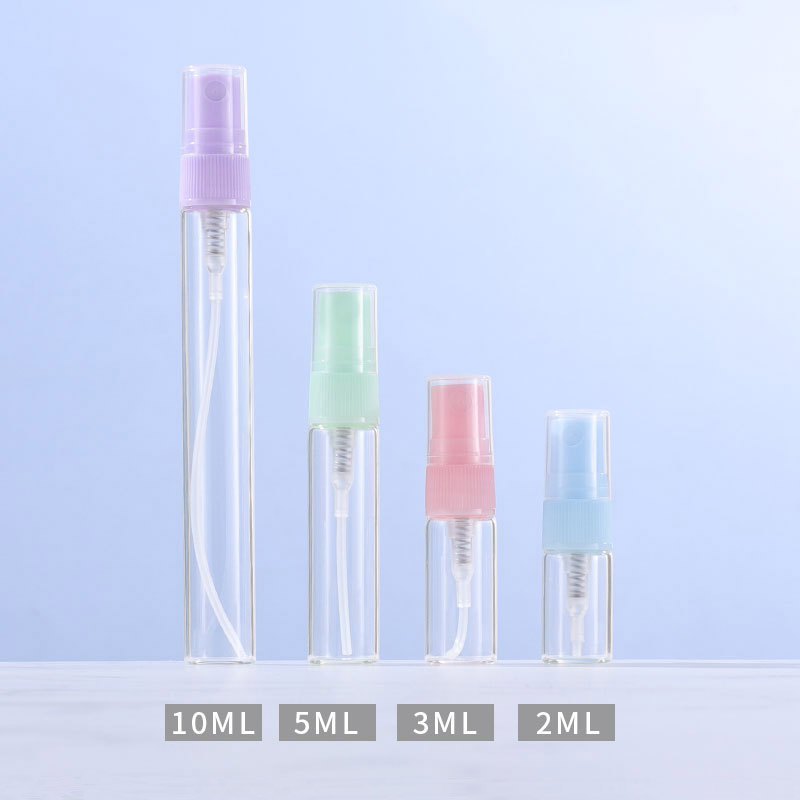 colored clear glass spray bottles1