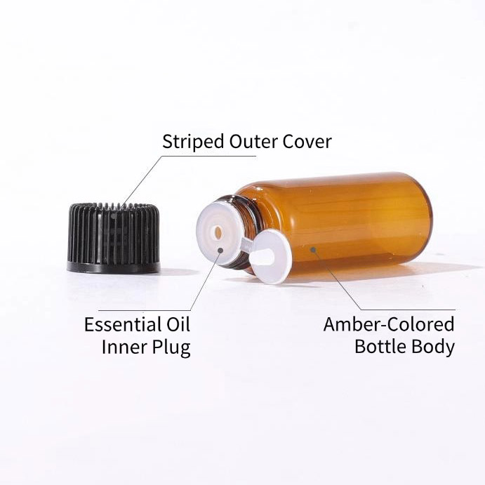 different amber essential oil pipette bottle2