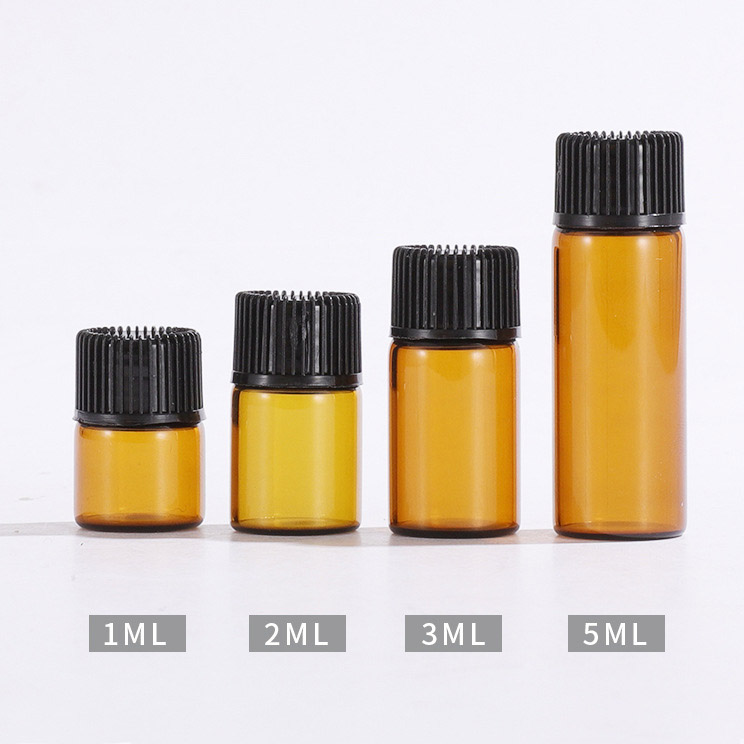 different amber essential oil pipette bottle3