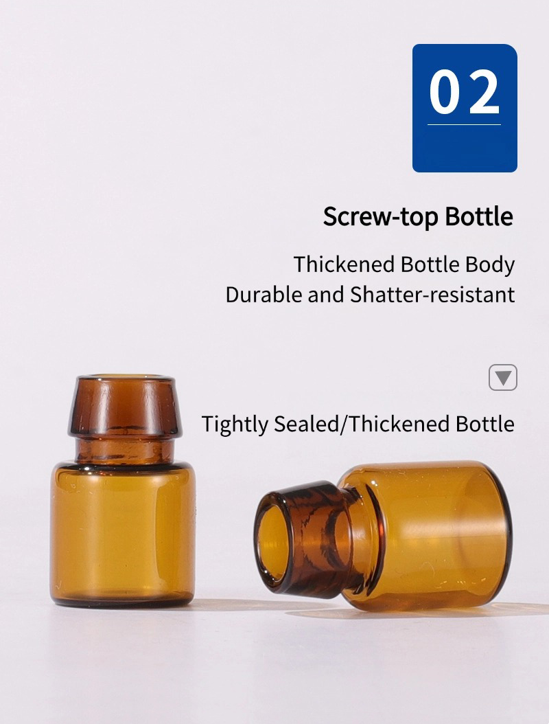 disposable amber-colored Bottle7