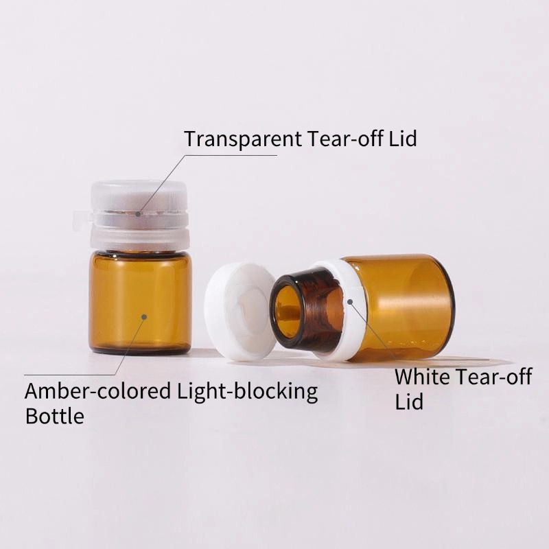disposable amber-colored Bottle9