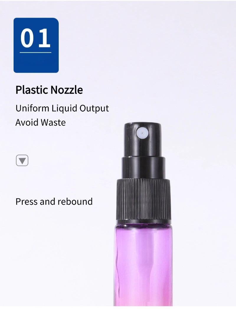 dual-color gradient transparent glass spray bottle5