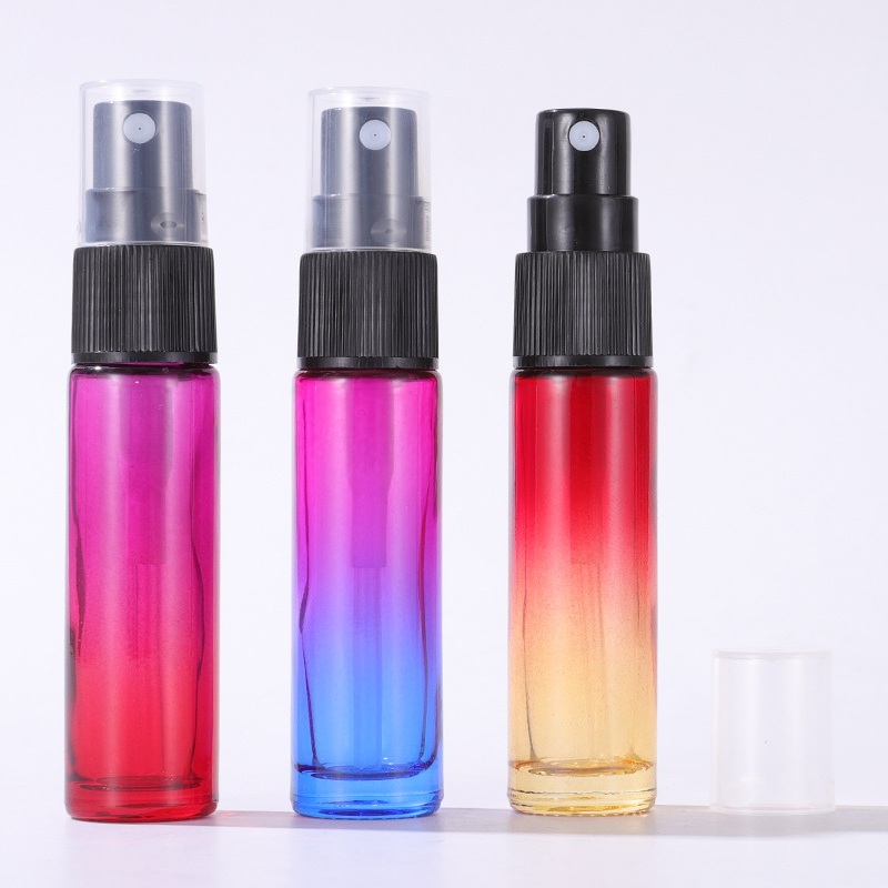 dual-color gradient transparent glass spray bottles5