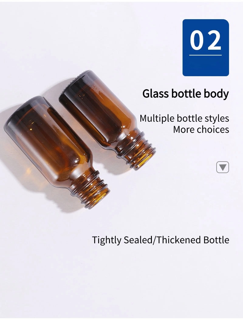refillable amber glass pump bottle7