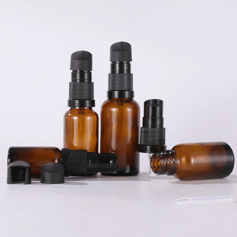 refillable glass pump bottle1
